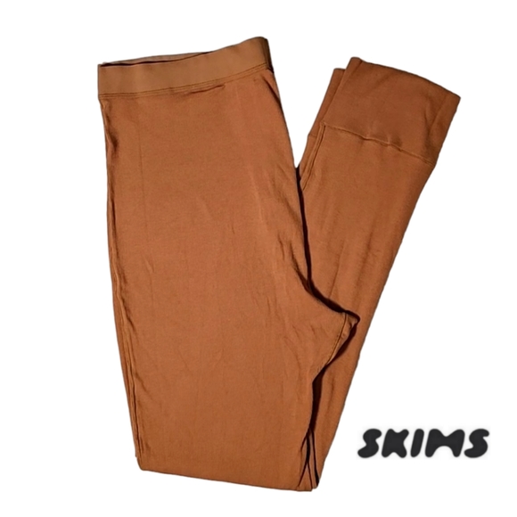 SKIMS Pants - SKIMS Cotton Ribbed Leggings Womens Plus Size 4X